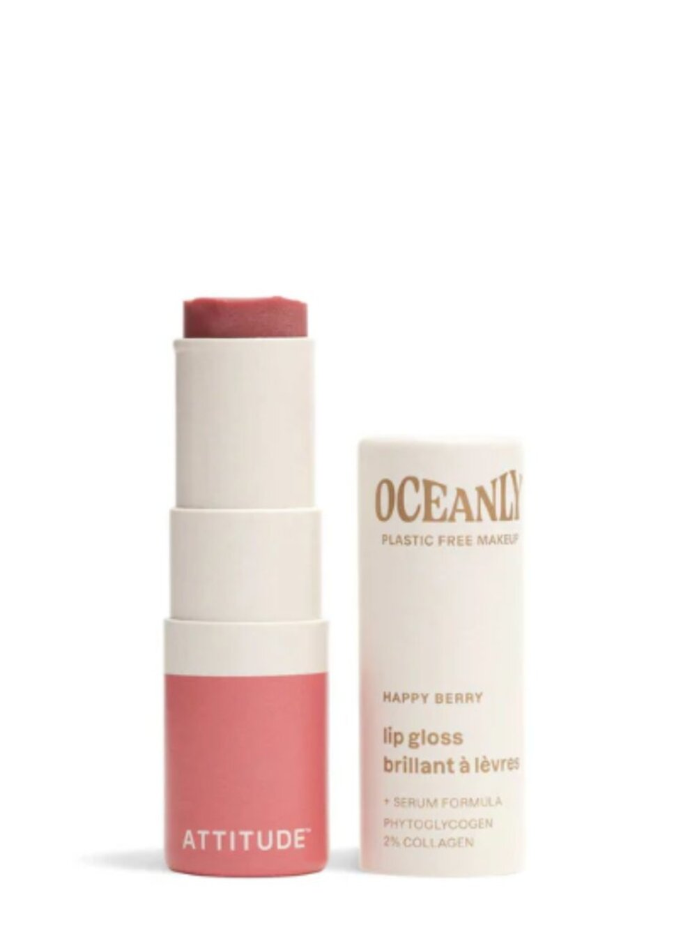ATTITUDE Oceanly Lip Gloss in Happy Berry